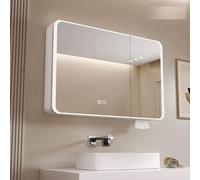 Miroir de salle de bain LED antibuée avec variateur d'intensité tactile et applique murale Smart Specchio Bagno Contenitore pour Ultimate Ci et Sle