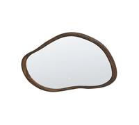 Miroir de salle de bain LED MANCEY 93 cm 60 cm Marron foncé