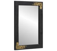 vidaXL Miroir de salle de bain 50x70x3 cm en bois massif de mangue