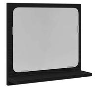 Miroir de salle de bain - vidaXL - bois d'ingénierie - chêne noir - montage mural - gain de place - 40 x 10,5 x 37 cm 947xcq97i