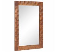 Miroir de salle de bain - vidaXL - Finition Acacia Brun - Bois de mangue massif - 50x70x3 cm - Rectangulaire - Durable