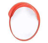 Miroir de Sécurité Convexe pour Allée et Route Angle Large 130 Degrés 45cm Plastique avec Accessoires de