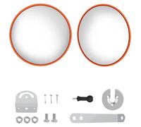 Miroir de sécurité convexe pour la surveillance du trafic, offrant une vision ultra-large, avec montage réglable, dimensions : 60 cm