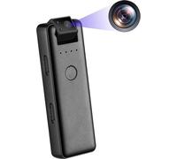 Miroir de surveillance miniature avec résolution Full HD, caméra pivotante à 180 degrés, vision nocturne, transmission audio claire et sans interférences à 256 Kbps, indicateur de niveau de batterie,