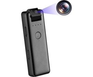 Miroir de surveillance miniature avec résolution Full HD, caméra pivotante à 180 degrés, vision nocturne, transmission audio claire et sans interférences à 256 Kbps, indicateur de niveau de batterie,