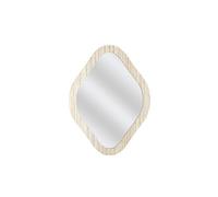 Miroir Déco Losange 34 cm avec Contour en Bois - JORIS -