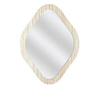 Miroir Déco Losange Elio 34cm Naturel