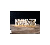 Lunartec Miroir décoratif lumineux sans fil "HOME" avec fonction minuteur