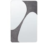 Miroir Décoratif Mural Style Moderne 70 x 110 cm Gris Ormes