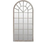 Miroir Décoratif - VIDAXL - 90x45 cm - Fer Vintage - Couleur Sable - Mural Suspendu