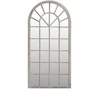 Miroir Décoratif - VIDAXL - 90x45 cm - Fer Vintage - Couleur Sable - Mural Suspendu Beige G