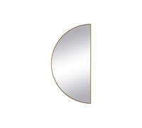 Vente-unique - Miroir Demi-Cercle Design en métal - L.50 x H.100 cm - Doré - Gavra
