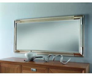 Miroir design buffet miroir baroque salon étagère luxe miroir argenté