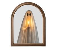 Miroir d'Halloween Lumineux Décoration De Table Effrayante Pour Les Fêtes