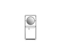Miroir en acier noir Duco
