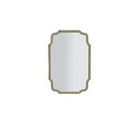 Mauro Ferretti Miroir mural Istanbul style classique MDF doré 60 x 1 x 90 cm