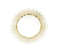 Miroir en métal doré Soleil 90 cm