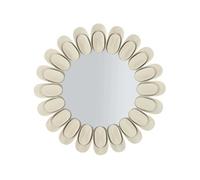 Mauro ferretti Miroir mural rond métal - Crème