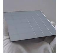 Miroir en verre conducteur recouvert de chrome 1,1 mm 8-10 Ohm/carré for les projets électroniques(120Pcsx30x30mm)