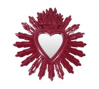 Miroir ex-voto Opjet Rouge 28 cm