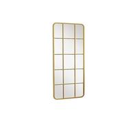 Vente-unique - Miroir fenêtre en métal - L. 60 x H. 140 cm - Doré - SCIARA