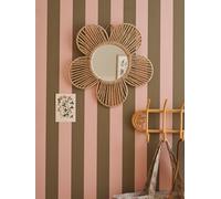 Miroir Fleur beige TU