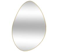 Miroir forme organique - 40 x 60 cm - Doré
