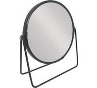Miroir grossissant x 2 rond à poser, H.16 x l.16 x P.8.5 cm, Basic noir Noir G