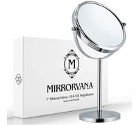 Miroir Grossissant X10 Sur Pied De Table Pour Maquillage, 10 Fois Et 1 Fois (18cm)