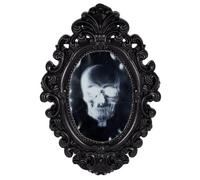 Miroir hanté Halloween - PTIT CLOWN - Sonore et lumineux - Automate Halloween - Dimensions 33 cm - Décoration immersive