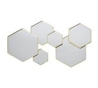 Miroir Hexagonal Doré Décoratif - KERIS - ALTOBUY Or