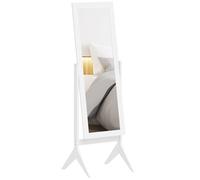 miroir HOMCOM Bois 47x46x148cm Blanc