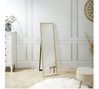 Miroir - Home Deco Factory - Sur Pied - Doré