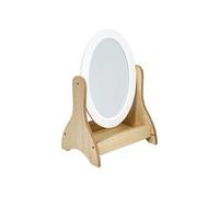 - Miroir inclinable Bella pour coiffeuse - Blanc et Beige - Bella