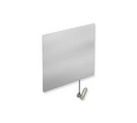 miroir inclinable Hewi 801.01.10086 600x540x6mm, avec Halter / poignée, sable