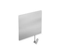 miroir inclinable Hewi 801.01.10095 600x540x6mm, avec Halter / poignée, gris roche