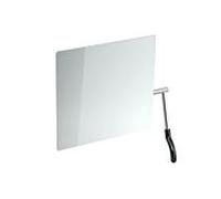 miroir inclinable Hewi 802.01.100R90 725x741x73mm, levier à droite, noir profond