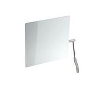 miroir inclinable Hewi 802.01.100R95 725x741x73mm, levier à droite, gris roche