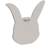 Miroir Lapin en bois Light Sand