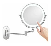 Miroir - LARGEIGHT - 8 pouces - Grossissant lumineux - LED - Arrêt automatique