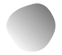 Miroir LED organique 80 x 80 cm avec capteur tactile SAT (SATZASLED80)