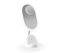 Miroir led x1 x3 avec station de recharge sans fil pour smartphone