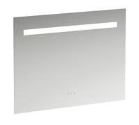 Miroir Leelo courant avec éclairage LED horizontal intégré, cadre en aluminium, 900 mm, version avec 3 interrupteurs à capteur tactile, H4476539501441