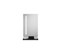Miroir lumineux burgbad Fiumo, avec éclairage vertical à LED, avec rampe en métal, 450x817mm, SFXP045F3956, Couleur: Blanc mat