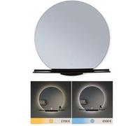 Miroir Lumineux Led Miro Ip44 Tunable White 500lm 230v 11w Miroir, Noir Mat