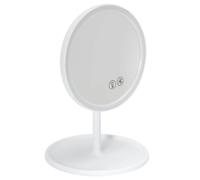 Miroir Lumineux Led Sans Fil Enceinte 26cm Blanc