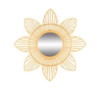 Miroir Marguerite Natural living en rotin - Diam 62 cm