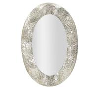 Miroir ovale en métal Argelux 87.5 x 6.5 x 128 cm