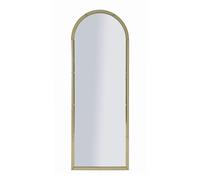 Miroir mural avec cadre en verre doré 55x2x150 cm
