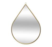 Atmosphera - Miroir Goutte - métal doré 21x29 cm